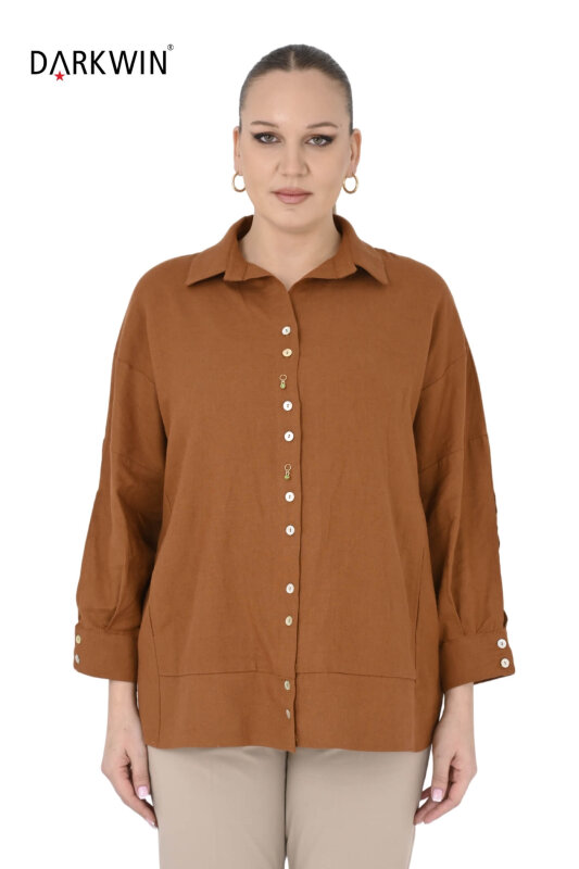 B4007 DARKWIN GÖMLEK KAHVE - 1