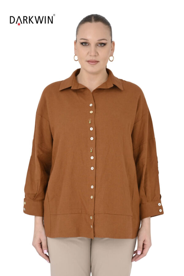 B4007 DARKWIN GÖMLEK KAHVE - 1