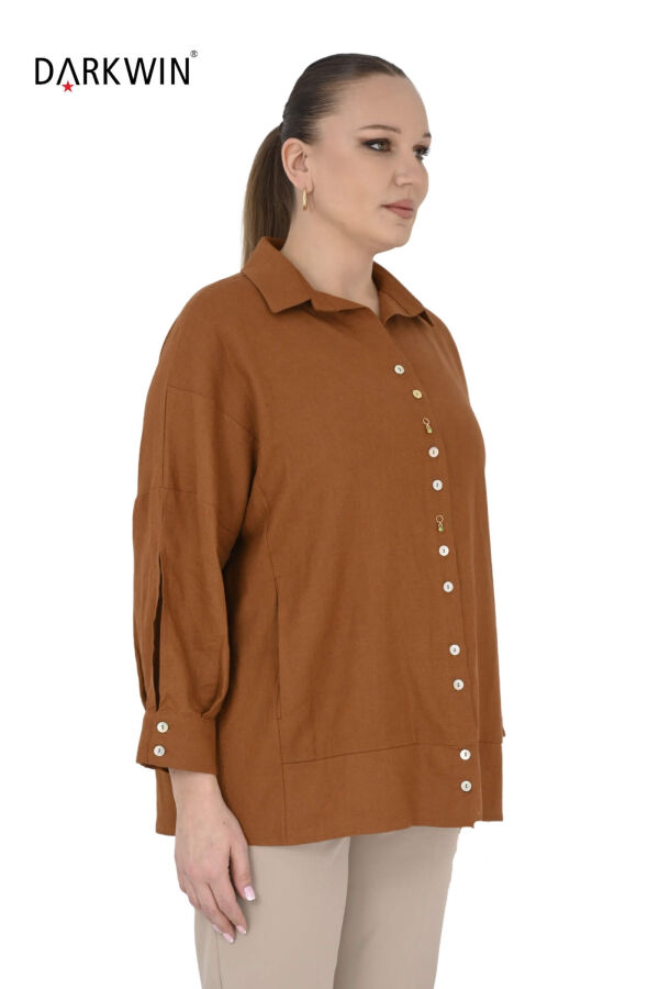 B4007 DARKWIN GÖMLEK KAHVE - 2