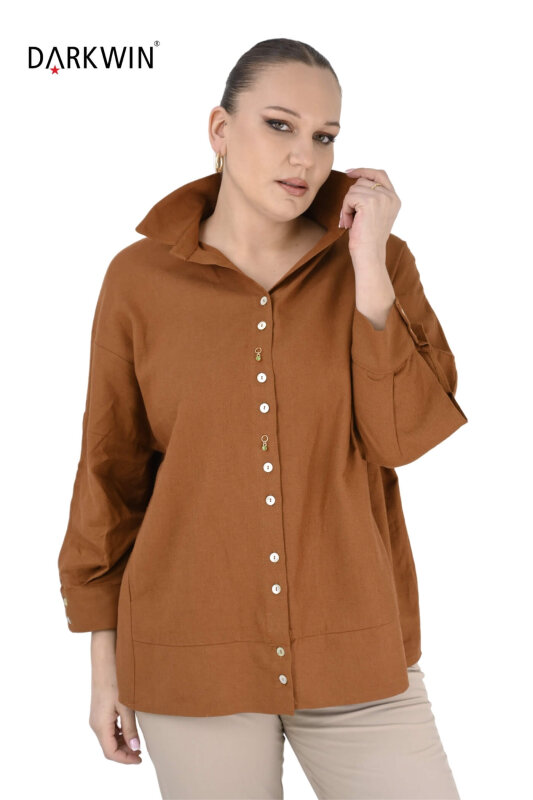 B4007 DARKWIN GÖMLEK KAHVE - 4