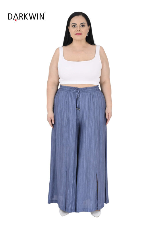 B4019 DARKWIN BLUZ-PANTOLON INDIGO - 4