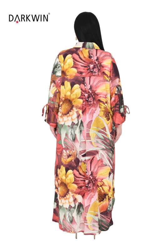 B4022 DARKWIN GÖMLEK-ELBİSE DESENLI - 3