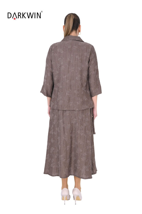 B4026 DARKWIN BLUZ-ETEK KAHVE - 3