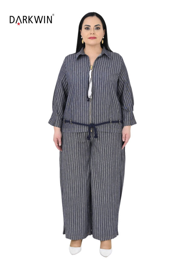 B4027 DARKWIN GÖMLEK-PANTOLON LACIVERT - 1