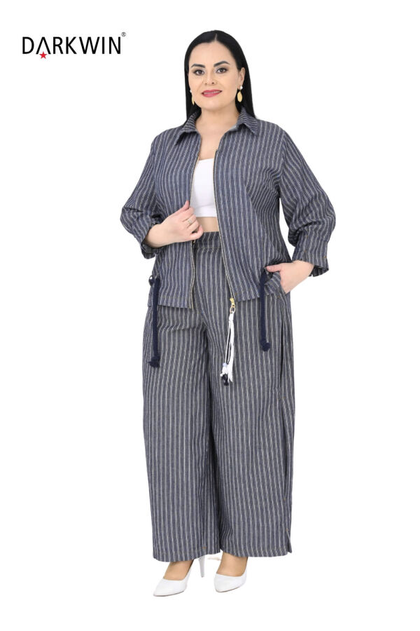 B4027 DARKWIN GÖMLEK-PANTOLON LACIVERT - 4