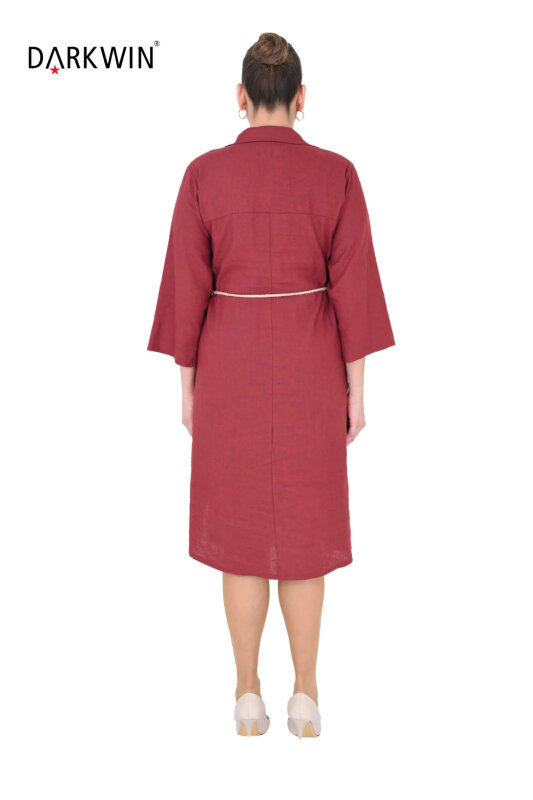 B4028 DARKWIN GÖMLEK-ELBİSE KIREMIT - 3