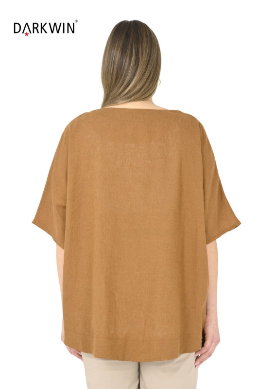B4029 DARKWIN BLUZ ACIK KAHVE - 3
