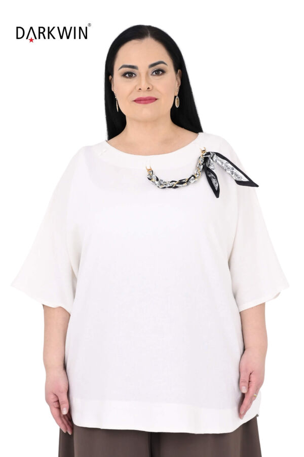 B4029 DARKWIN BLUZ BEYAZ - 1