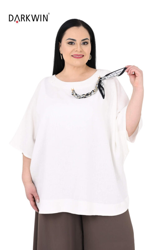 B4029 DARKWIN BLUZ BEYAZ - 4