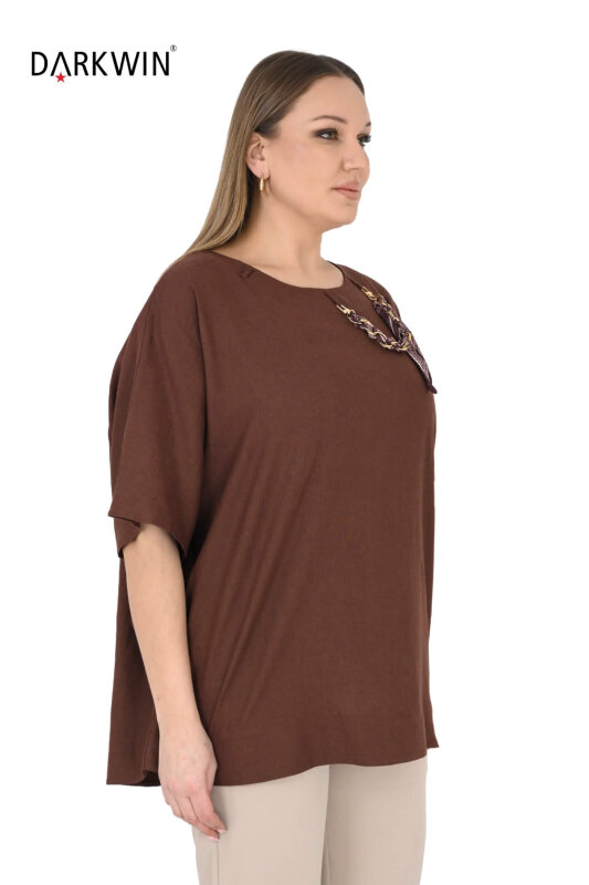 B4029 DARKWIN BLUZ KAHVE - DARKWIN (1)