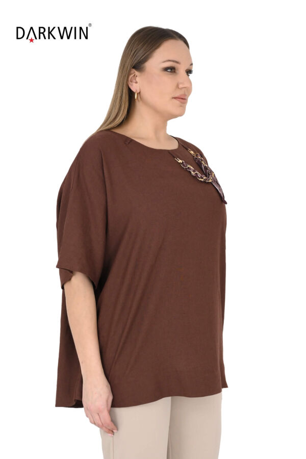 B4029 DARKWIN BLUZ KAHVE - 2