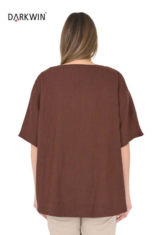 B4029 DARKWIN BLUZ KAHVE - 3