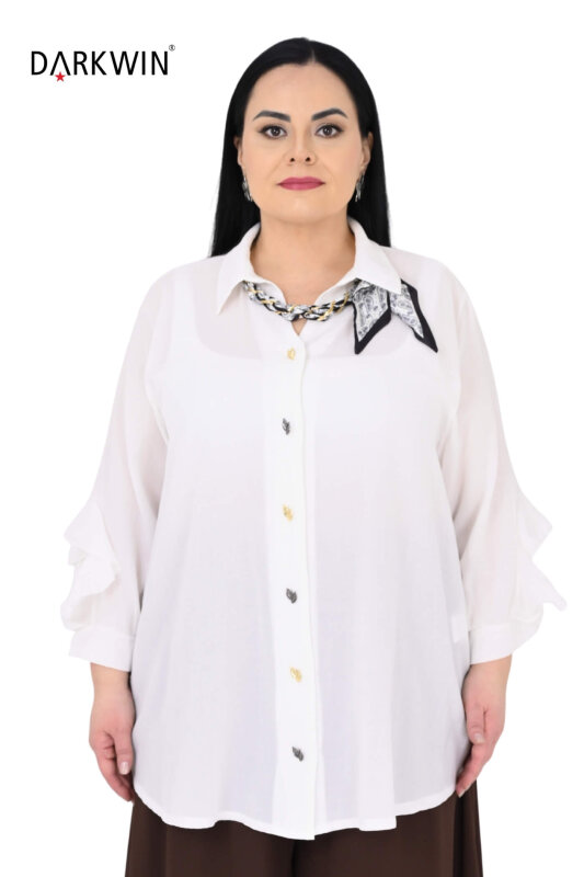 B4030 DARKWIN GÖMLEK EKRU - DARKWIN