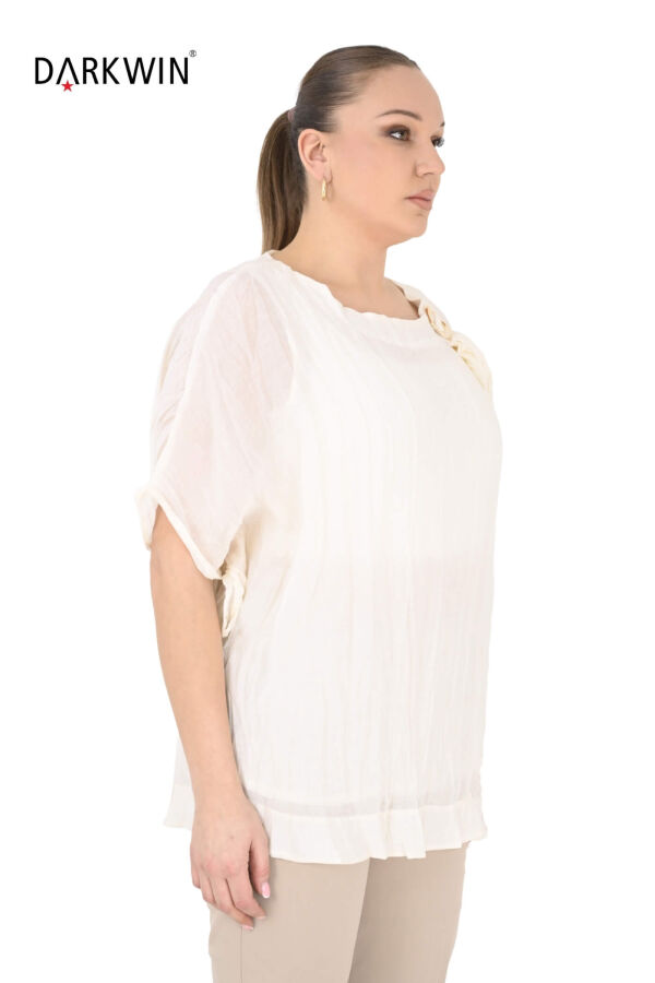 B4031 DARKWIN BLUZ EKRU - 2