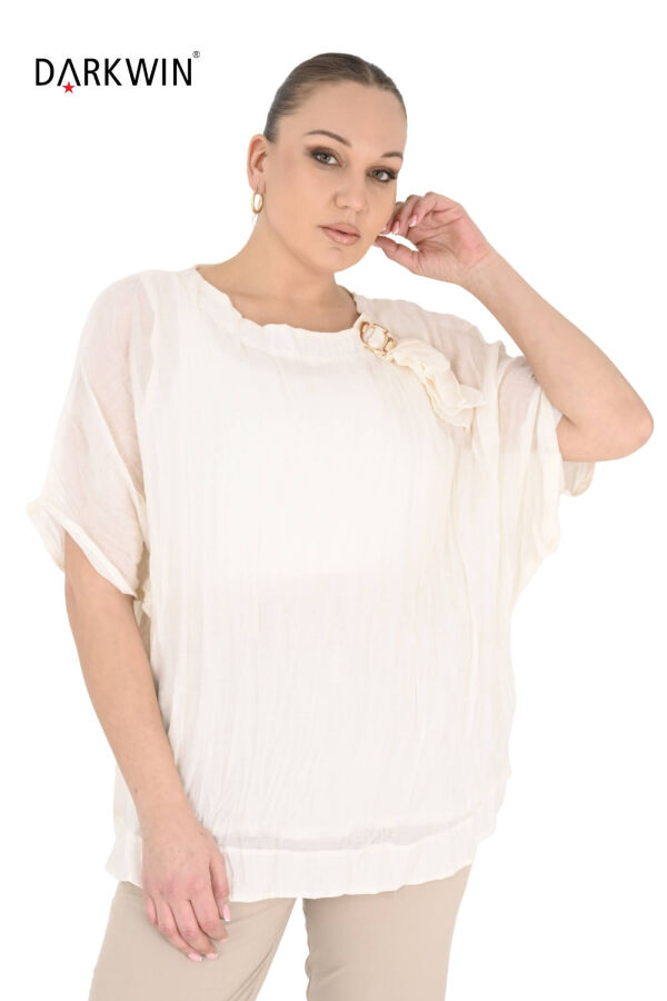 B4031 DARKWIN BLUZ EKRU - 4