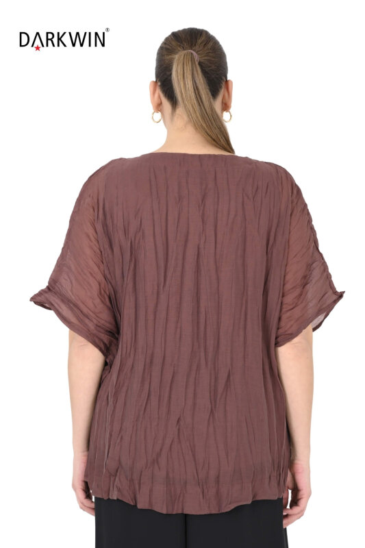 B4031 DARKWIN BLUZ KAHVE - 3