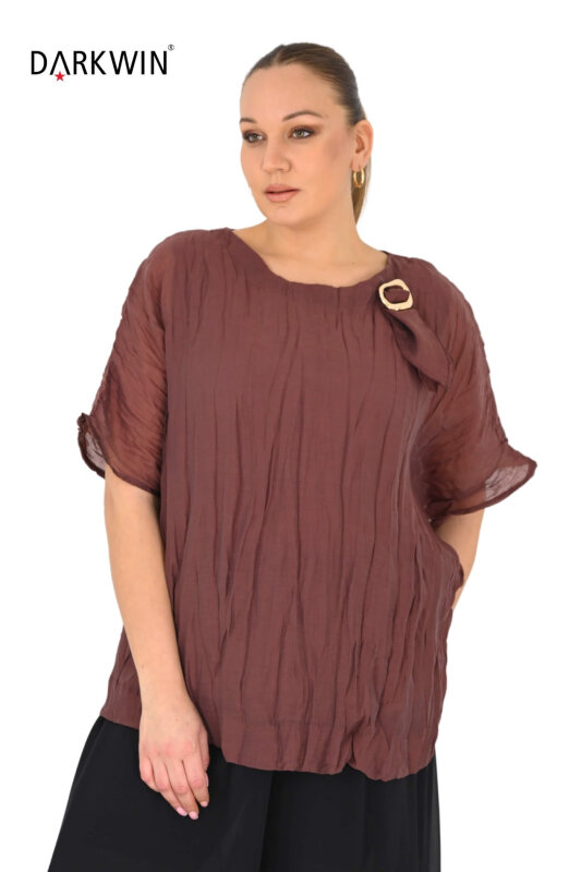 B4031 DARKWIN BLUZ KAHVE - 4