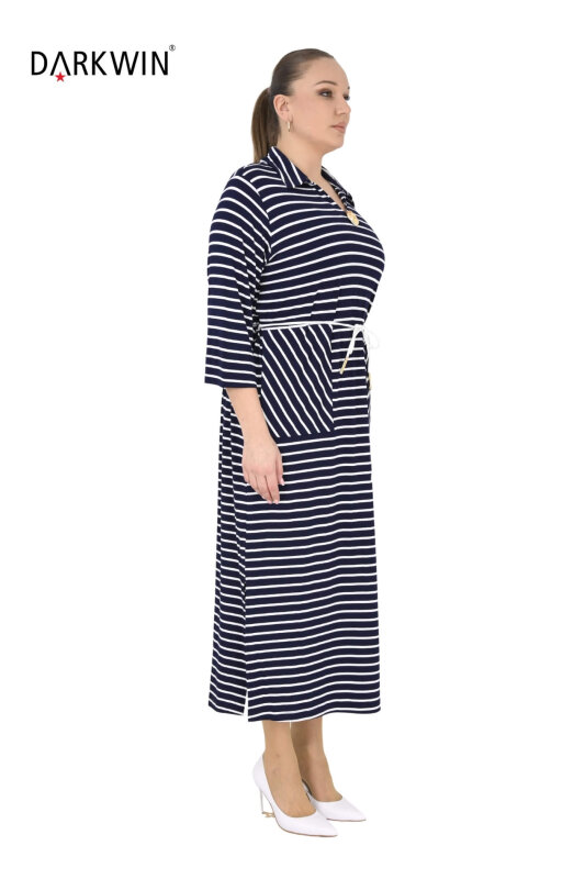 B4032 DARKWIN ELBİSE LACIVERT - DARKWIN (1)