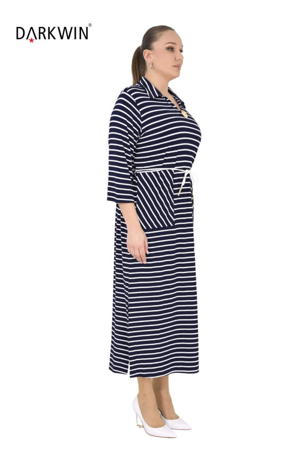 B4032 DARKWIN ELBİSE LACIVERT - 2