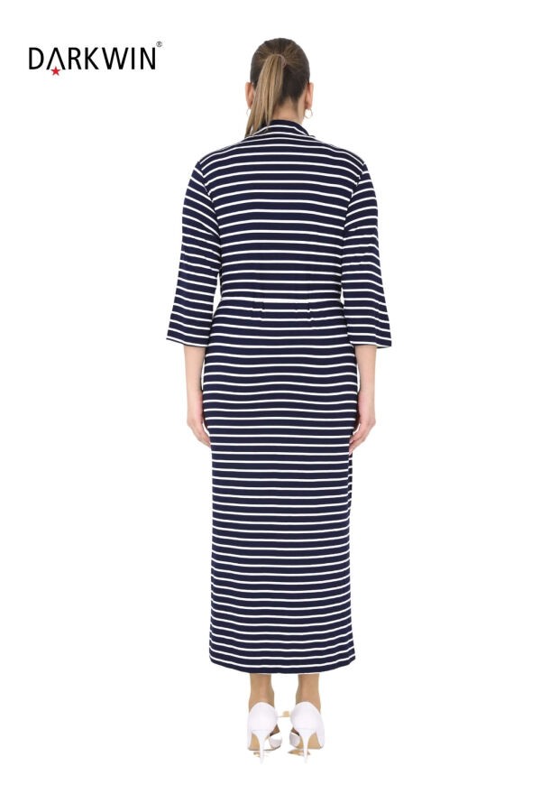 B4032 DARKWIN ELBİSE LACIVERT - 3