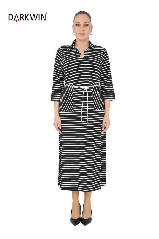 B4032 DARKWIN ELBİSE SIYAH - DARKWIN