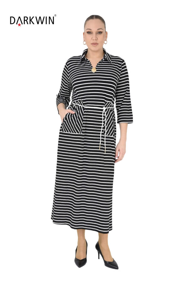 B4032 DARKWIN ELBİSE SIYAH - 4