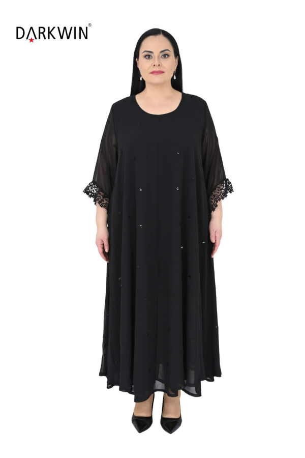 B4039 DARKWIN ELBİSE SIYAH - 1