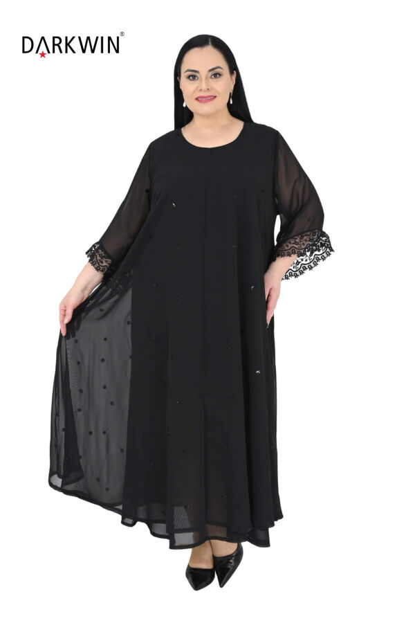 B4039 DARKWIN ELBİSE SIYAH - 4