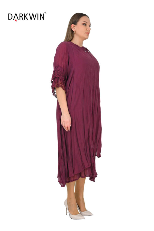 B4040 DARKWIN ELBİSE BORDO - 2