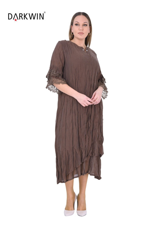 B4040 DARKWIN ELBİSE K.KAHVE - 4