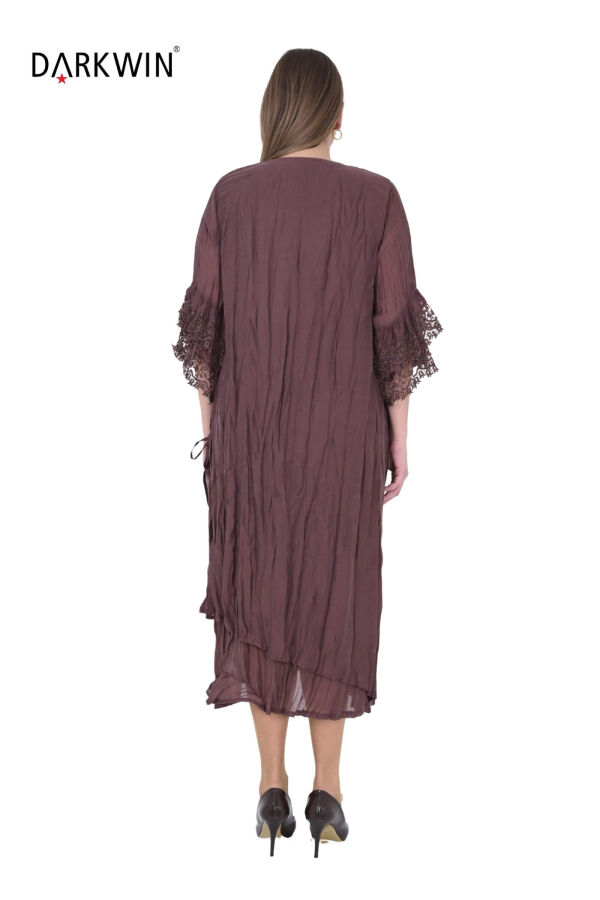 B4040 DARKWIN ELBİSE KAHVE - 3