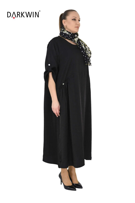 B4047 DARKWIN ELBİSE SIYAH - DARKWIN (1)