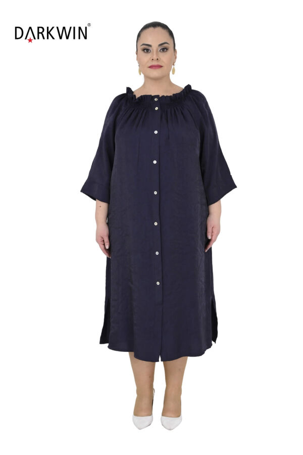 B4048 DARKWIN ELBİSE LACIVERT - 1