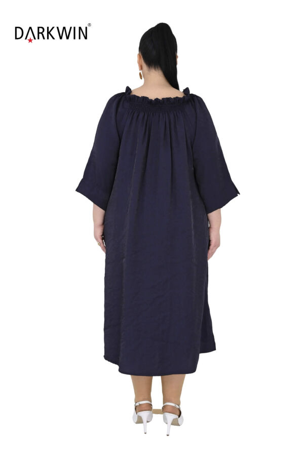 B4048 DARKWIN ELBİSE LACIVERT - 3