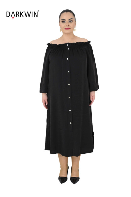 B4048 DARKWIN ELBİSE SIYAH - DARKWIN