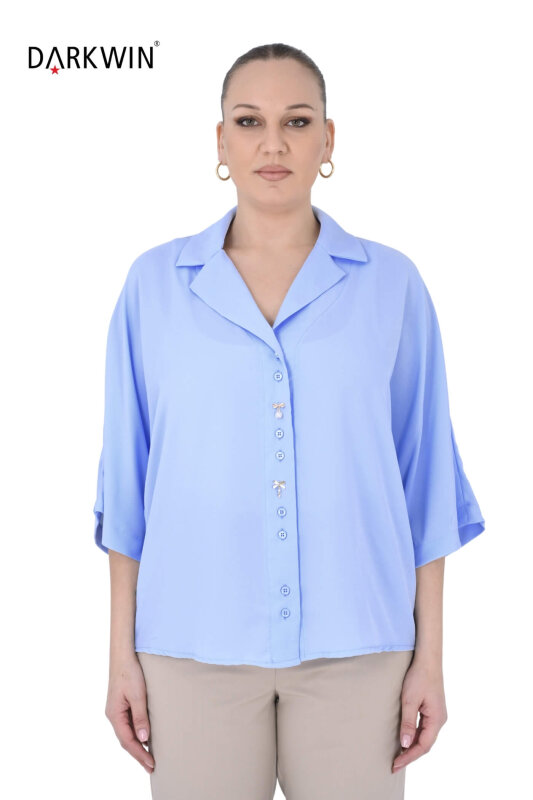 B4049 DARKWIN GÖMLEK MAVI - DARKWIN