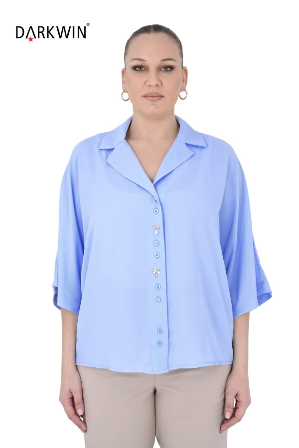 B4049 DARKWIN GÖMLEK MAVI - 1