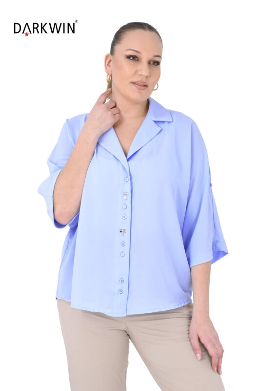 B4049 DARKWIN GÖMLEK MAVI - 4