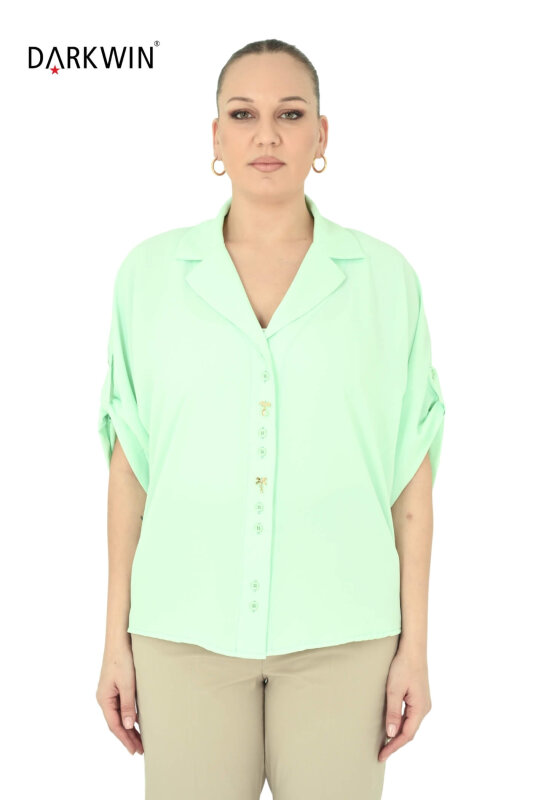 B4049 DARKWIN GÖMLEK MINT - DARKWIN