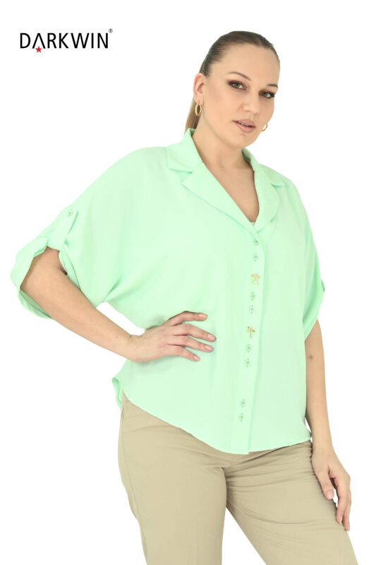 B4049 DARKWIN GÖMLEK MINT - 4