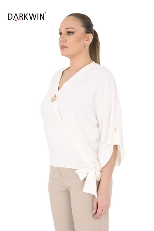 B4050 DARKWIN BLUZ EKRU - DARKWIN (1)