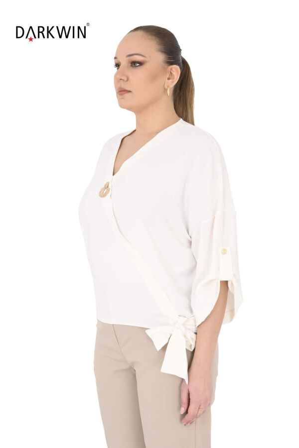 B4050 DARKWIN BLUZ EKRU - 2
