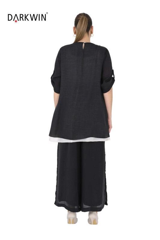 B4051 DARKWIN BLUZ-PANTOLON SIYAH - 3