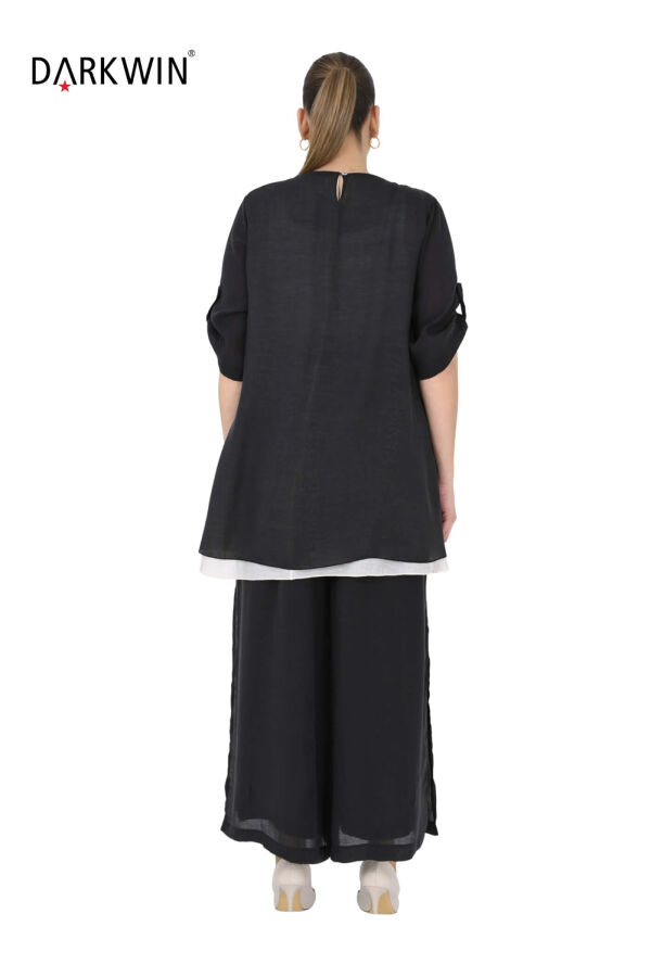 B4051 DARKWIN BLUZ-PANTOLON SIYAH - 3
