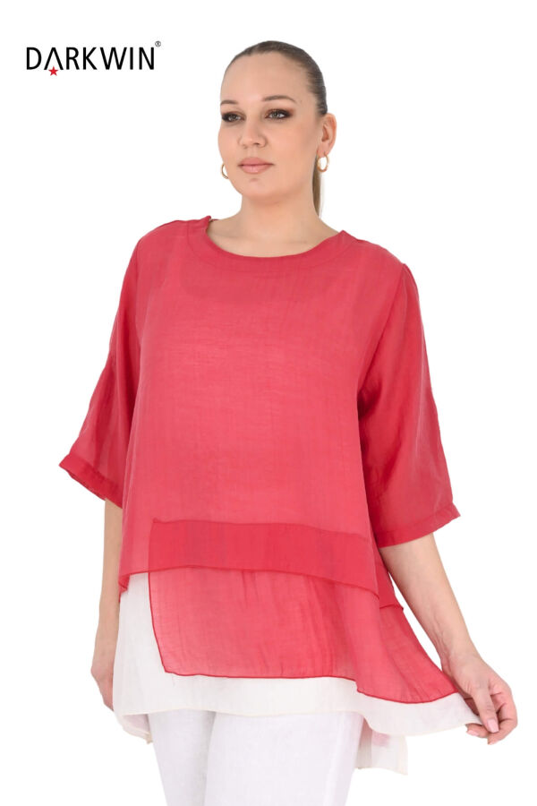 B4052 DARKWIN TUNİK KIRMIZI - 4