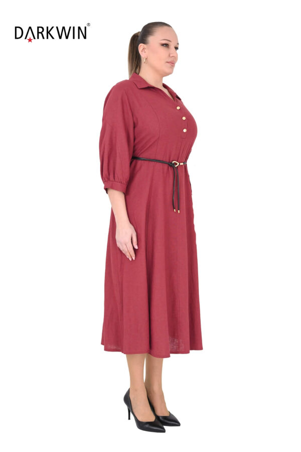 B4054 DARKWIN ELBİSE KIREMIT - 2