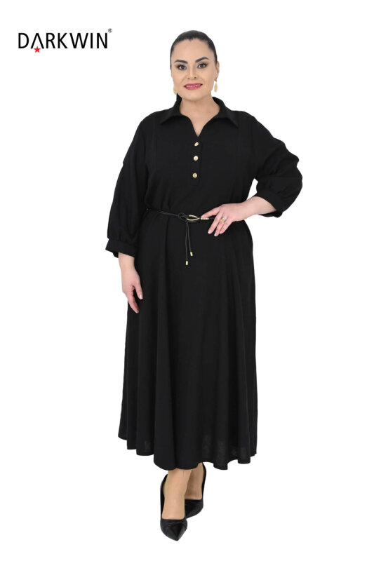 B4054 DARKWIN ELBİSE SIYAH - 5