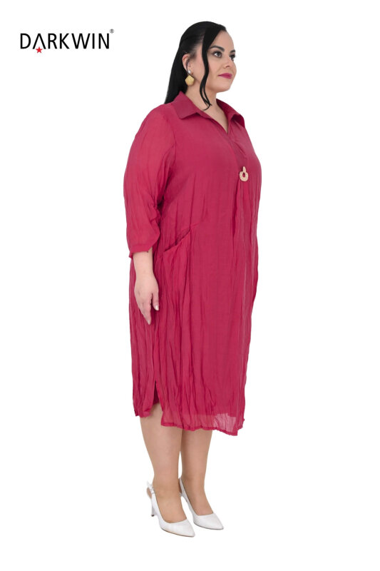 B4056 DARKWIN ELBİSE KIRMIZI - DARKWIN (1)