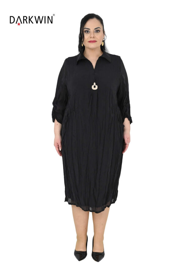 B4056 DARKWIN ELBİSE SIYAH - 1