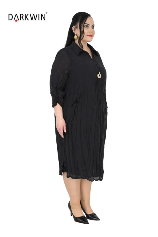 B4056 DARKWIN ELBİSE SIYAH - DARKWIN (1)